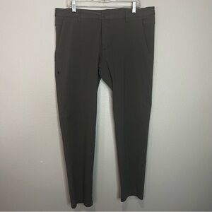 BYLT Men's Everyday Pant 2.0 Size XXL (38x29.5) Storm Gray Stretch Chinos Casual